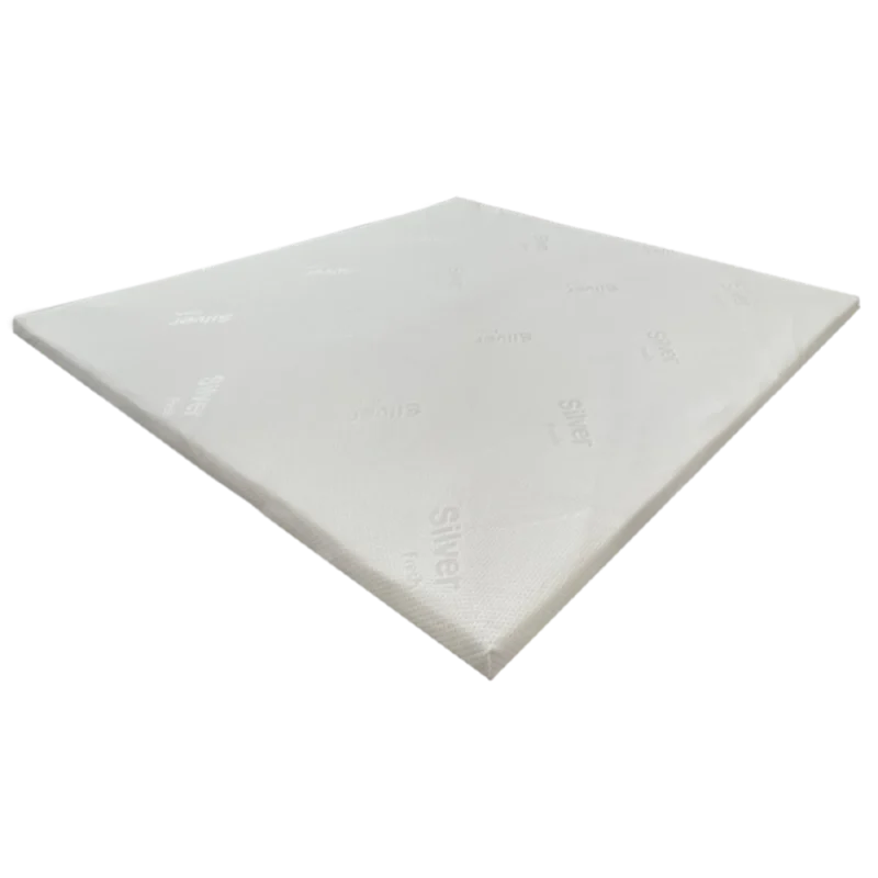 topper memory foam silver