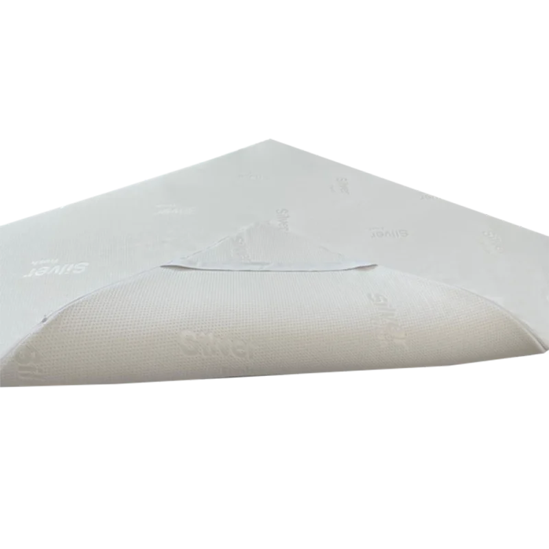 topper memory foam silver con angoli